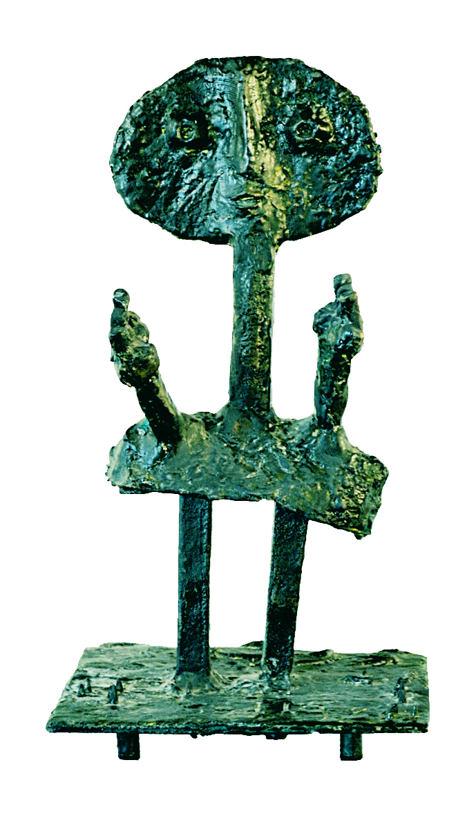 Sobhy Guirguis, Prayer/El Doaa, bronze, 37 x 19 x 19 cm