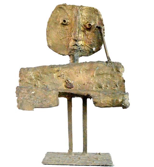 Sobhy Guirguis, Wisdom, bronze, 50 x 34 x 20 cm