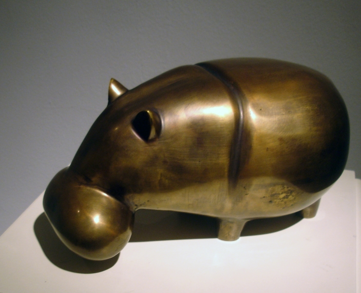 Hippo, 2009, bronze, 31 x 18 x 15 cm
