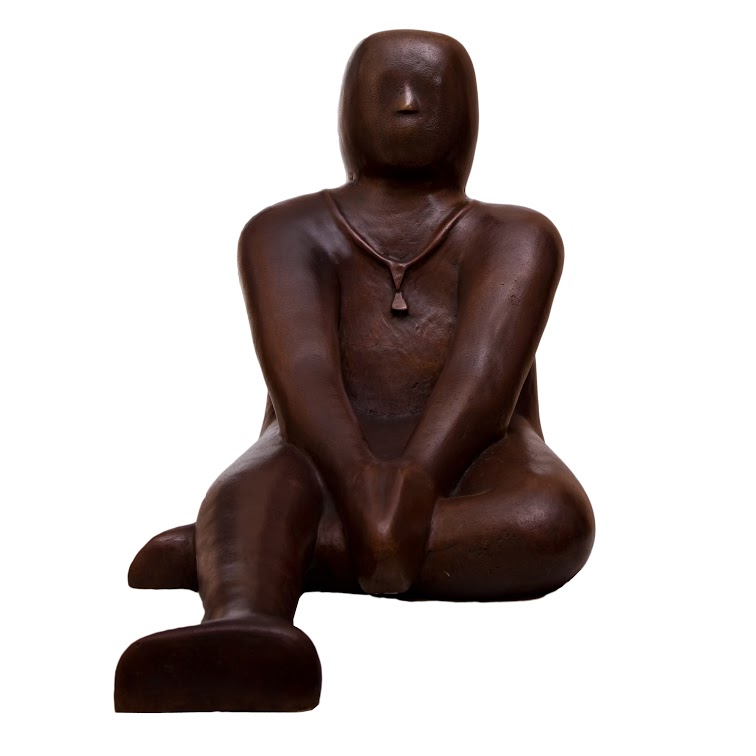 Mahmoud el Dewihi, Rest, bronze, 76 x 42 x 55 cm