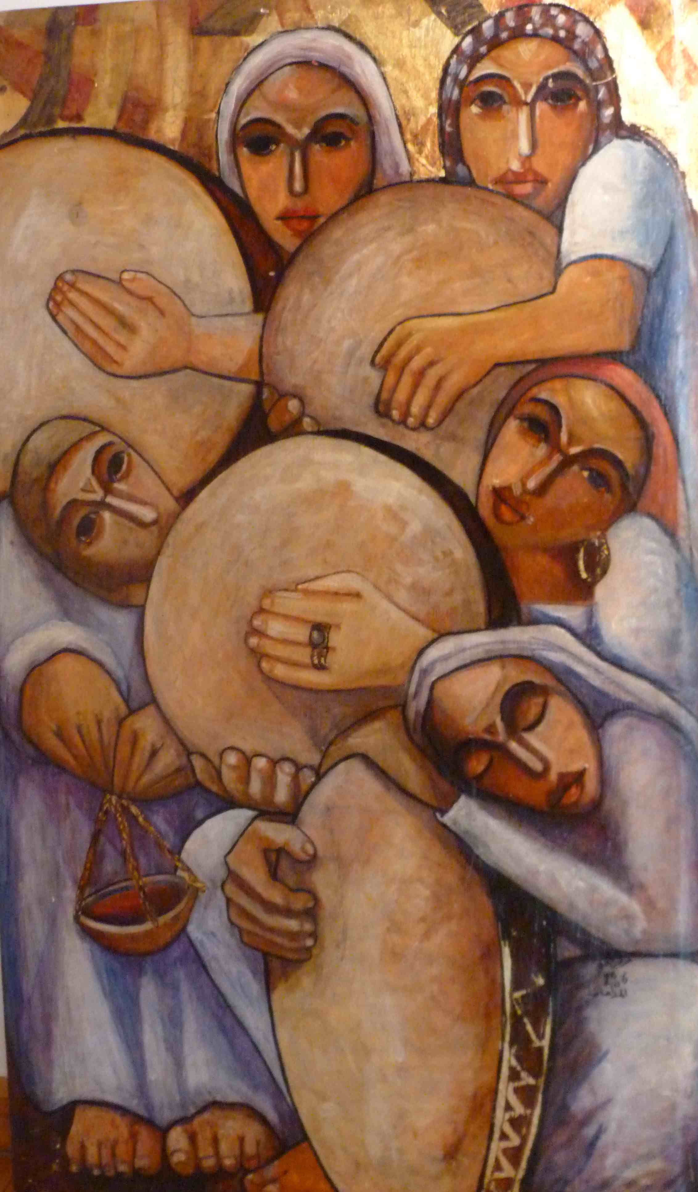 El Madahat, 2006, oil on canvas, 160 x 120 cm