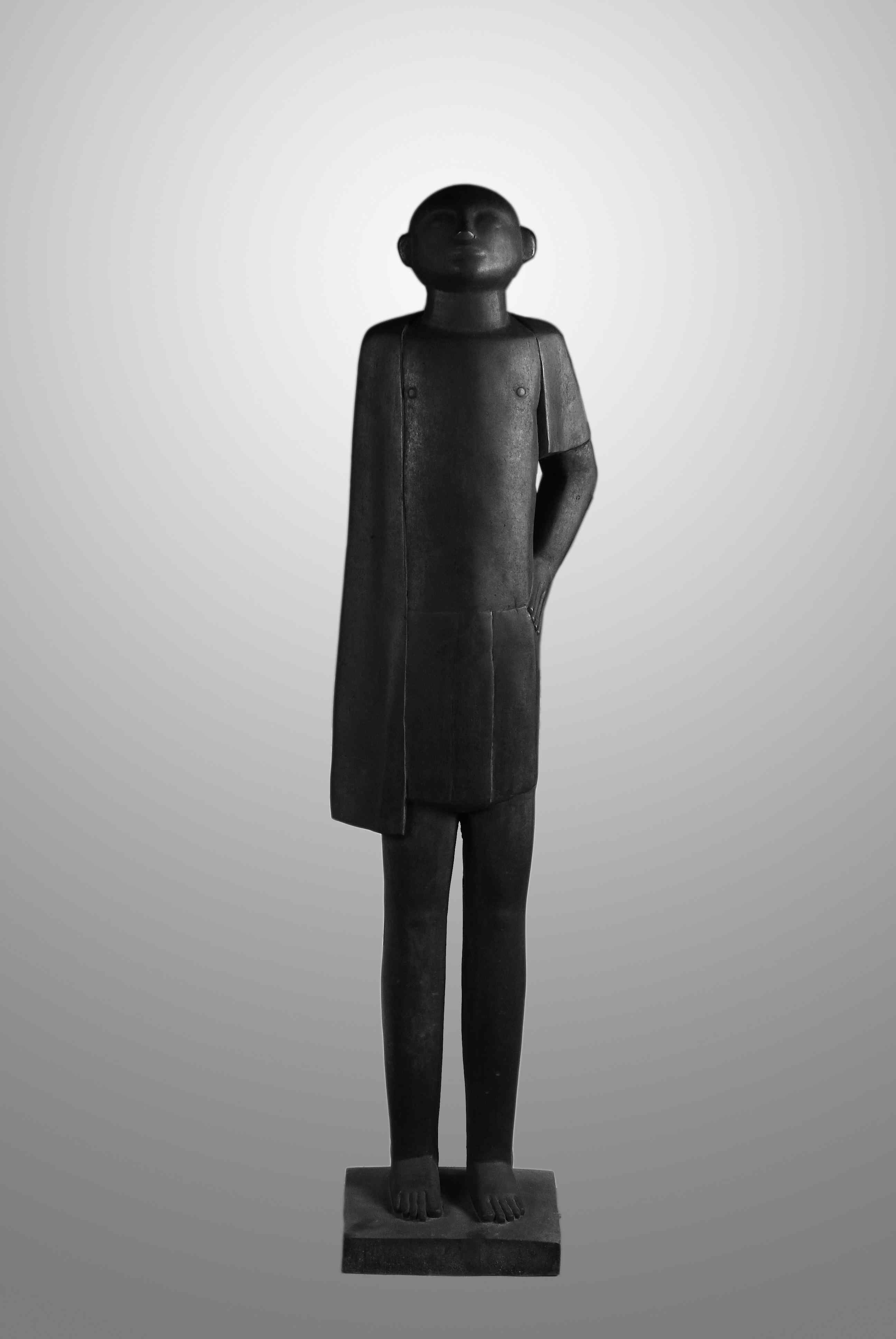 The Worker, bronze, 148 x 30 x 26 cm