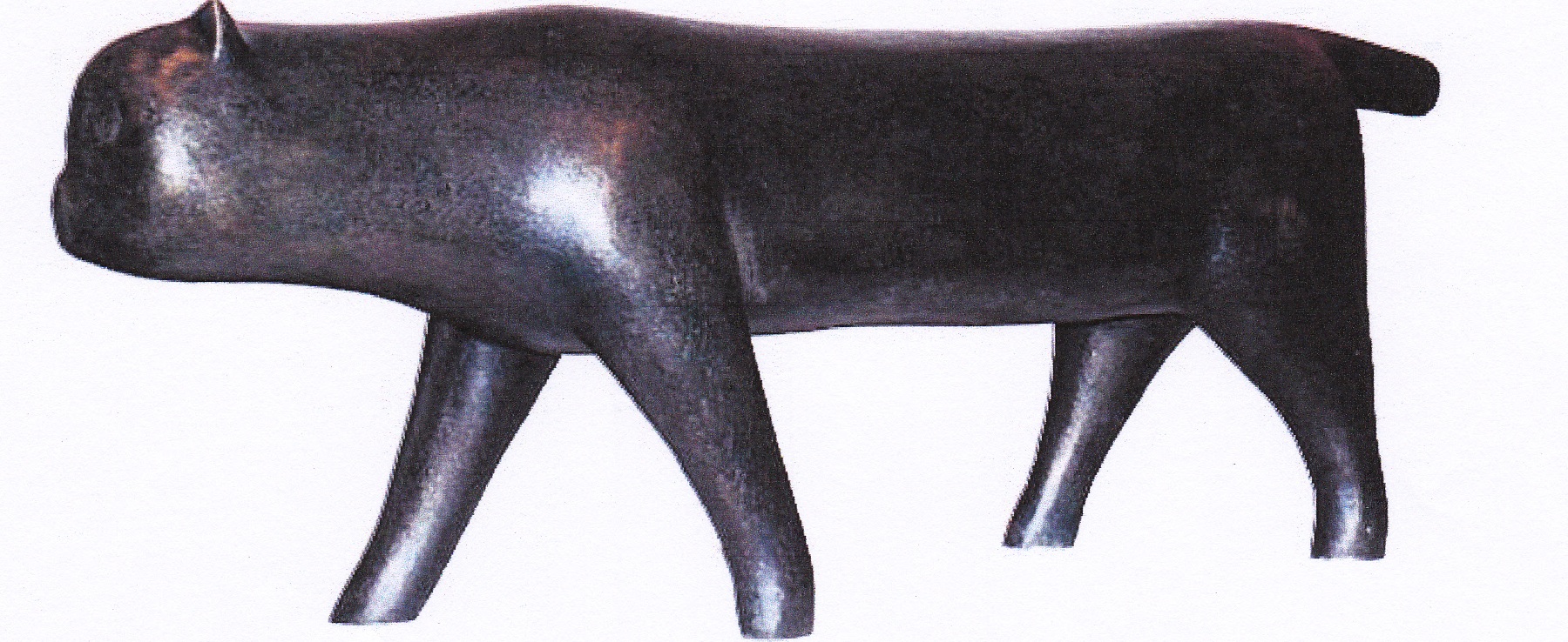 The Cat, 100 x 35 x 42 cm  Bronze