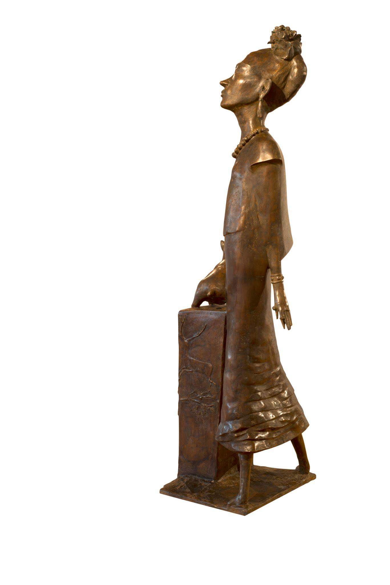 Frida, 2013, bronze, 158 x 47 x 50 cm