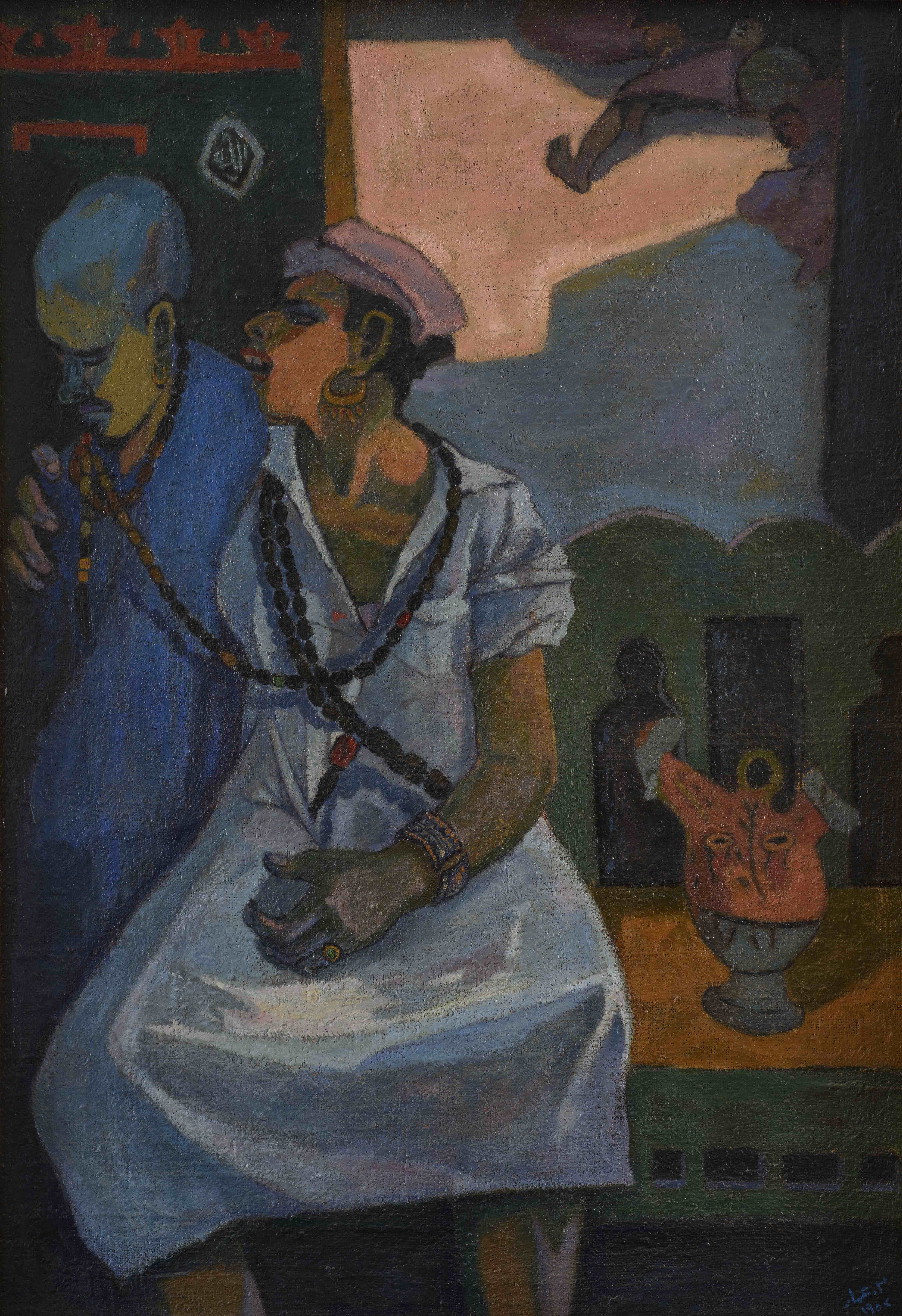 Mamlaket el Set / Kingdom of Women, 1952, 114 x 80 cm, oil on canvas