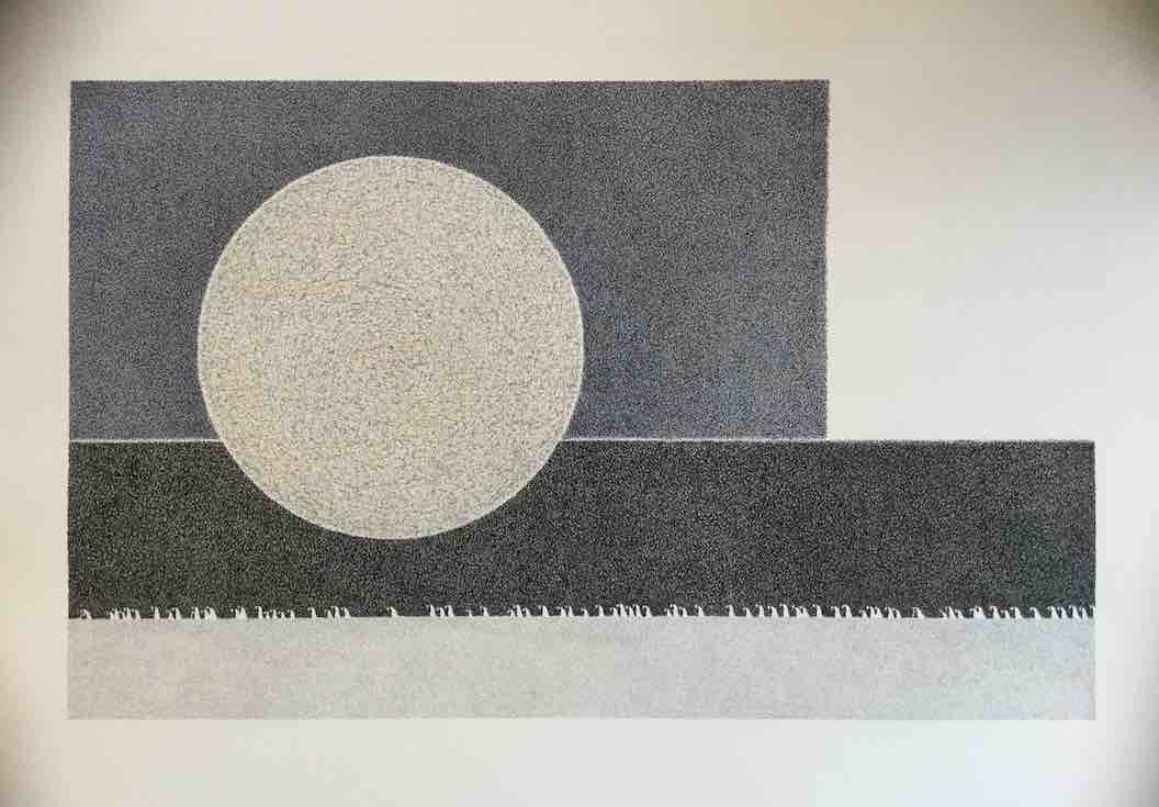 XVII, 2017 Ink on paper  70 x 100 cm