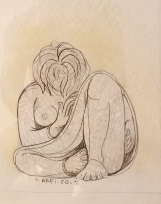 Untitled, 1950. Pencil on paper, 32x25cm