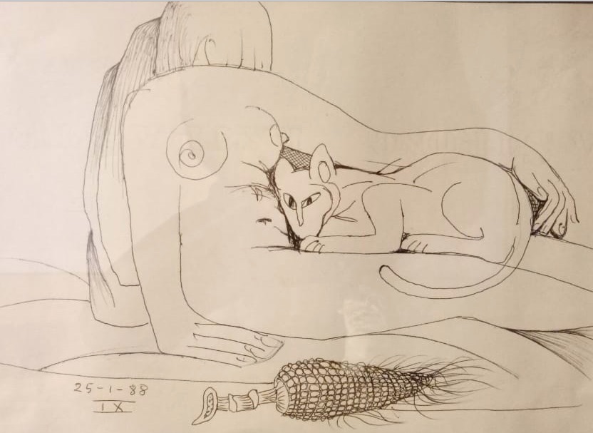 Untitled, 1986. Pencil on paper, 30x21cm