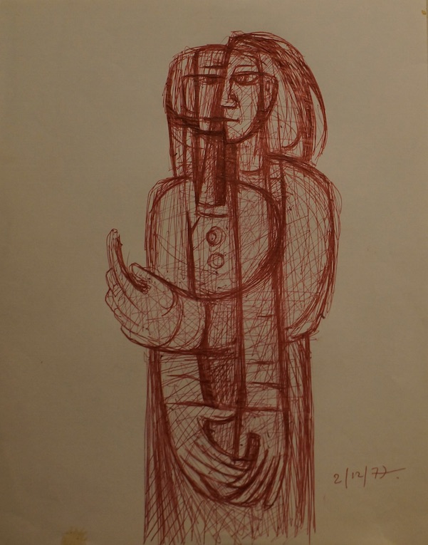 Untitled, 1977. Pen on paper, 27x21cm [SR-143]