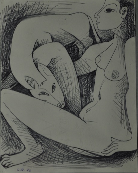 Untitled, 1964. Mixed media on paper, 27x21cm [SR-153]