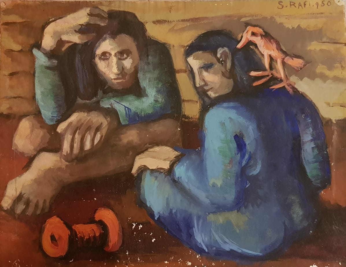 Untitled, 1950. Oil on carton |  35 x 50 cm. Signed and dated
