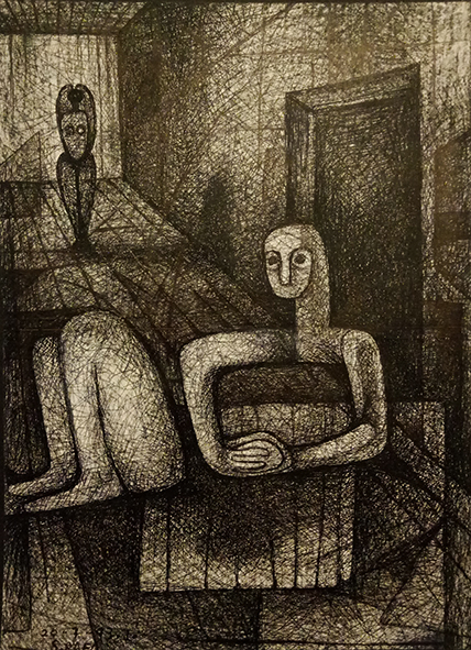 Untitled, 1993. Pen and pencil on carton, 57X42cm [SR-179]