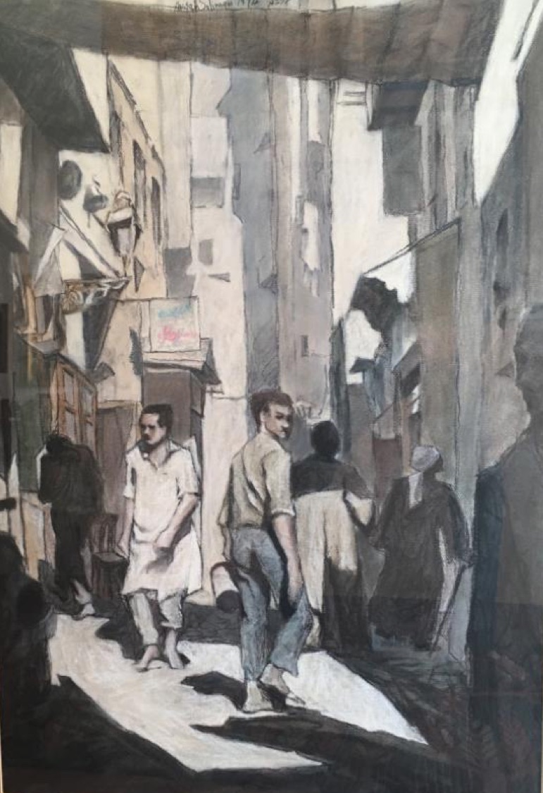 Hassan Soliman, Young Chap, 1994 50 x 70 cm Mixed media