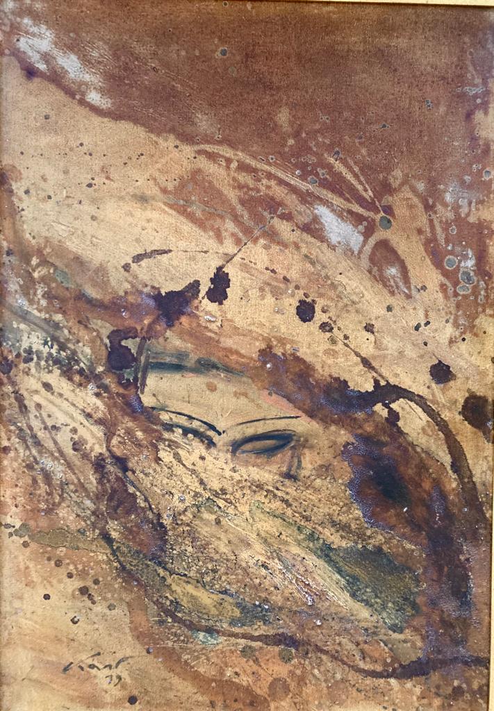 Chant Avedissian, untitled, 1979 Oil on Canvas – Signed 70 x 50 cm