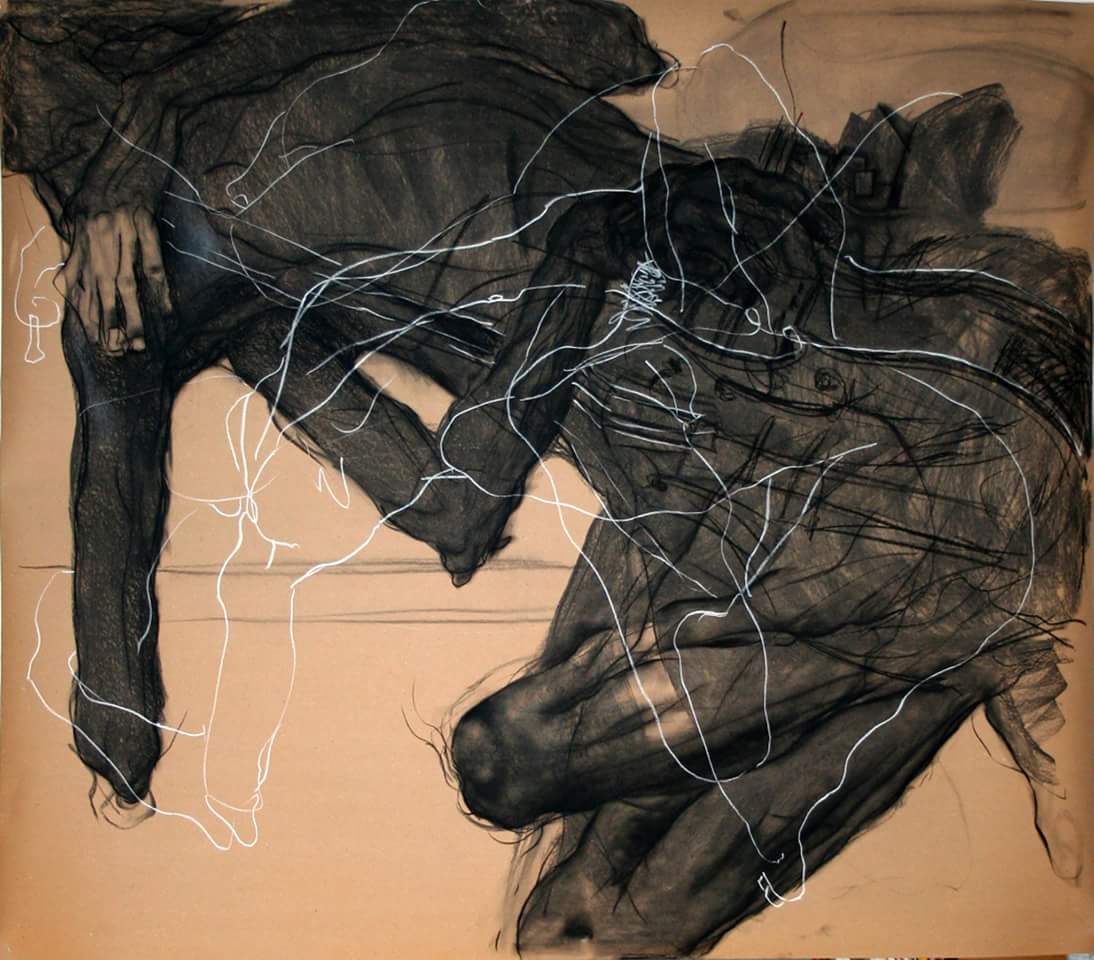Yasser Nabaiel, Untitled (2015), 120x100cm, pencil on paper