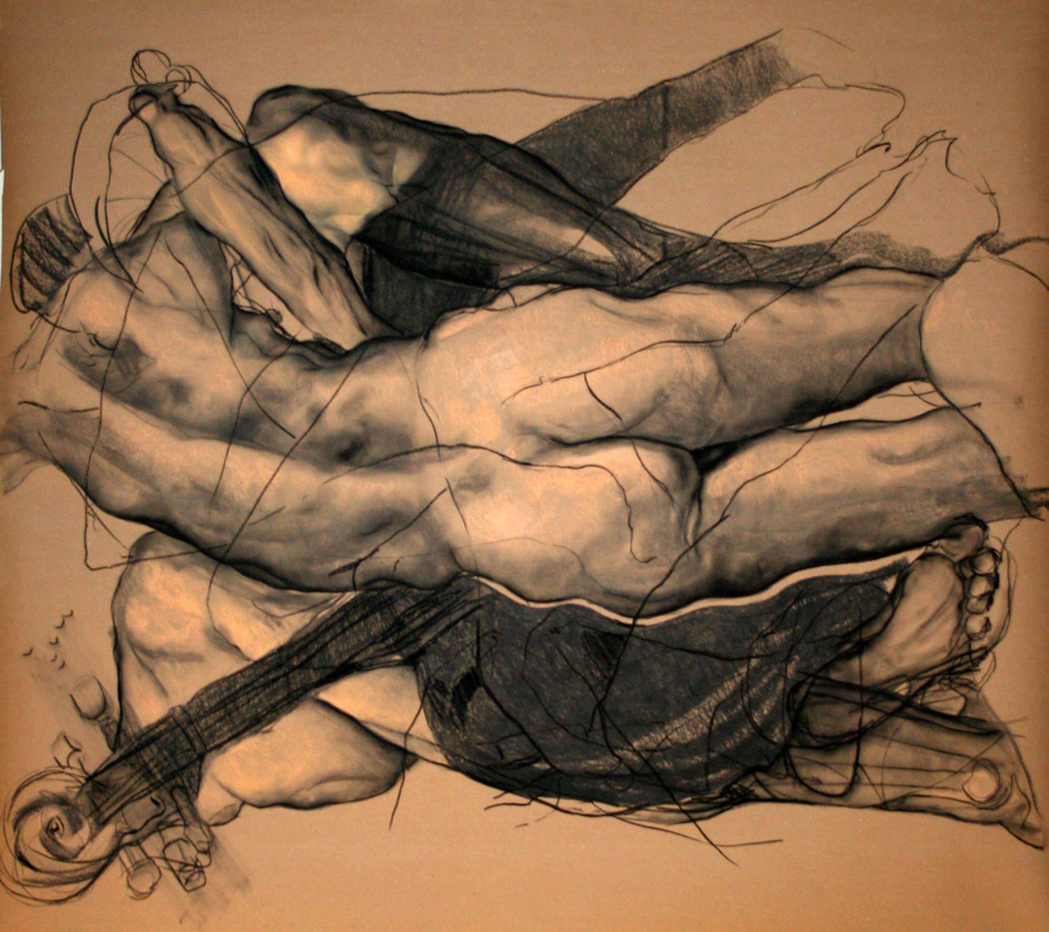 Yasser Nabaiel, Untitled (2015), 120x100cm, pencil on paper