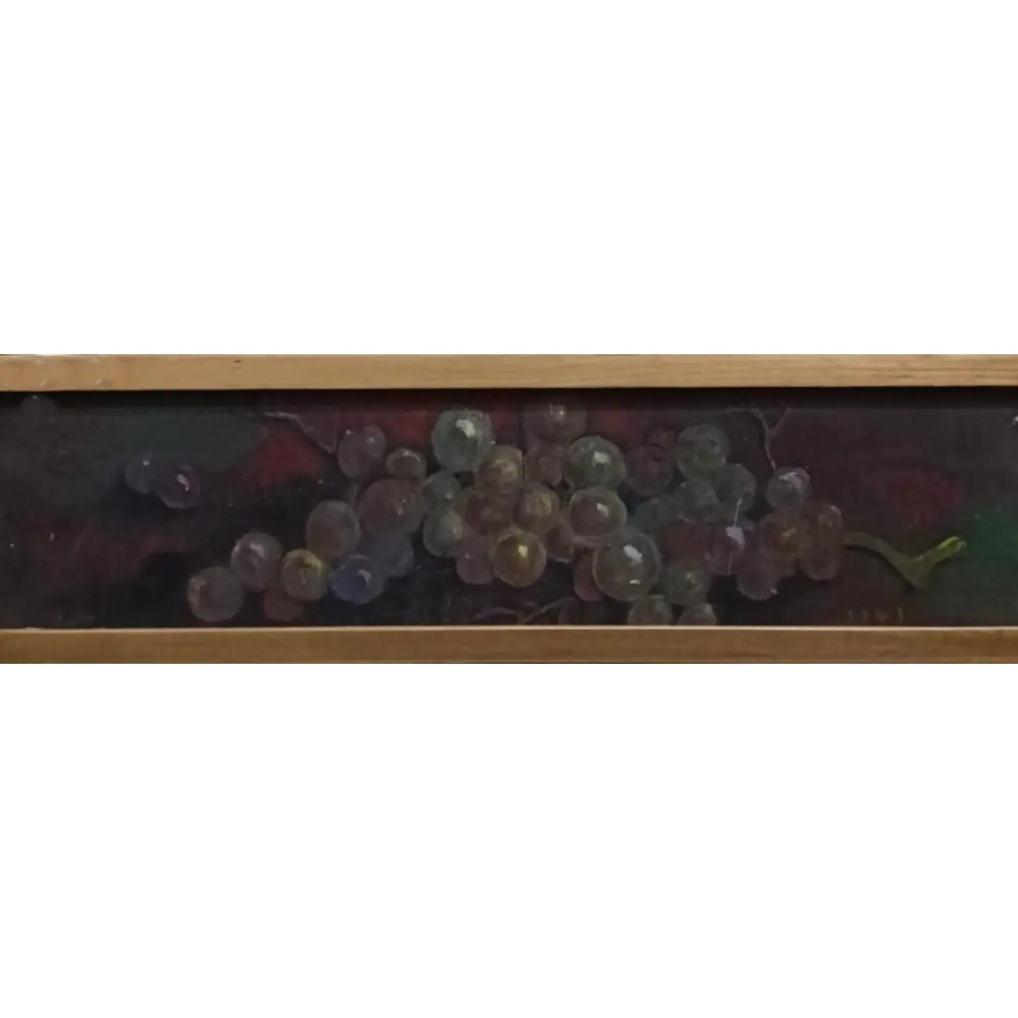 Samir Rafi  Oil on wood 10 x 46 cm Signed and dated 1943 SR-243