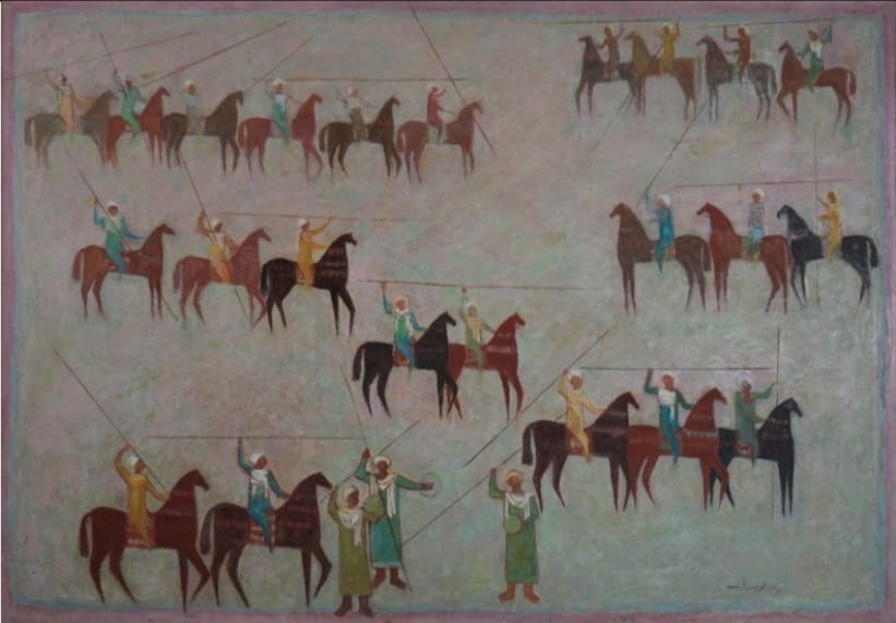 Sayed Abdel Rassoul  (1917-1995)  100 x 70 cm Oil on canvas Signed MG-128-AH